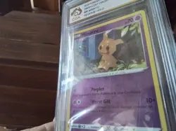 Pokemon Cards promo Holo 080/196 Mimikyu ar sr ex graded slab card gold art b33 - Image 4