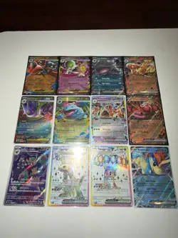 Pokemon Card Lot EX + IR (x12) - Mega Dream EX, Phantasmal Flames, White Flare - Image 1