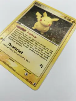Pokemon TCG 2005 Ditto Card Pikachu, EX Delta Species, Card 39/113 - Image 2