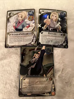 Naruto CCG TCG Tsunade Small Card Lot FINAL CHANCE - Image 2