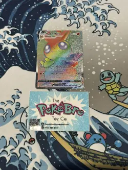 Victini Vmax 165/163 Battle Styles NM Full Art Secret Rainbow Rare Pokemon Card - Image 1