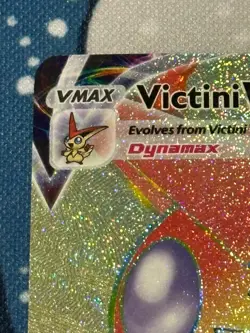 Victini Vmax 165/163 Battle Styles NM Full Art Secret Rainbow Rare Pokemon Card - Image 5