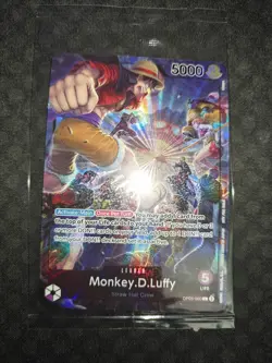 Monkey.D.Luffy (PSA Magazine) OP05-060 One Piece Promotion Cards Foil Sealed - Image 1