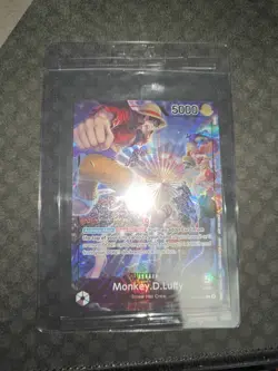Monkey.D.Luffy (PSA Magazine) OP05-060 One Piece Promotion Cards Foil Sealed - Image 3