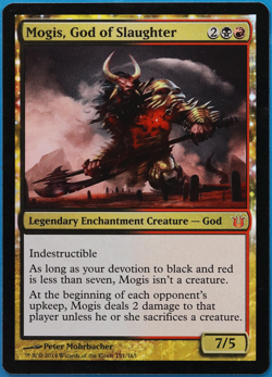 Mogis, God of Slaughter FOIL Born of the Gods PLD CARD (505614) ABUGames - Image 1