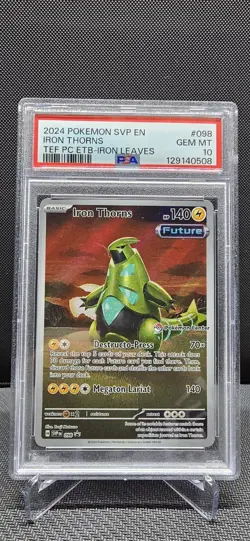Iron Thorns Pokemon Center Exclusive Promo Card 098 PSA 10 - Image 1