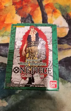 Bandai One Piece Card Game Worst Generation Starter Deck 1st Edition Eustass Kid - Image 1
