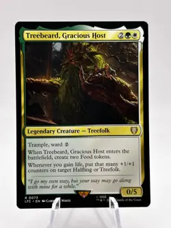 Treebeard, Gracious Host 0073 Lord Of The Rings LTR MTG NM - Image 1