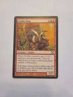 Goblin King [10th Edition] Magic the Gathering LP MTG - Image 1