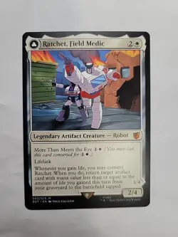 MTG - Ratchet, Field Medic Universes Beyond: Transformers Regular M#002 - Image 1