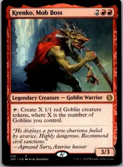 Krenko, Mob Boss R Jumpstart 339 NM - Image 1