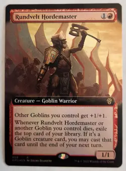 Rundvelt Hordemaster (Extended Art) Dominaria United Foil NM+ - Image 1