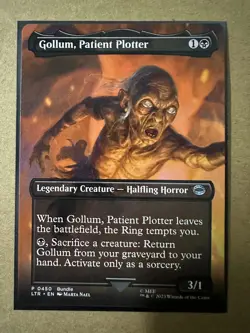 Gollum, Patient Plotter PROMO Lord of the Rings Middle-Earth LTR MTG Magic NEW - Image 1