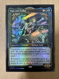 Inga and Esika FOIL SHOWCASE RARE March of the Machine MOM MTG Magic Gathering - Image 1