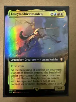 Eowyn, Shieldmaiden EXTENDED FOIL MYTHIC Lord of the Rings LTR MTG Magic * NEW * - Image 1