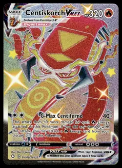 Pokemon TCG Shining Fates: Shiny Vault #SV109/SV122 Centiskorch VMAX NM - Image 1
