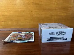 Pokemon Center Exclusive Chilling Reign ETB Error Box With Blister Pack - Image 5