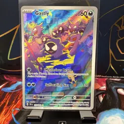 Pokemon TCG: Gastly 177/162 - SV05: Temporal Forces - Illustration Rare - Image 1
