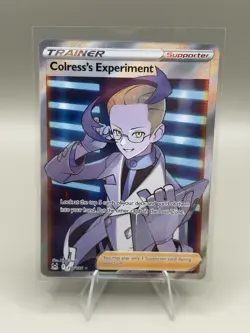 2022 Pokemon Lost Origin Trainer Supporter Colress’s Experiment 190/196 Full Art - Image 1