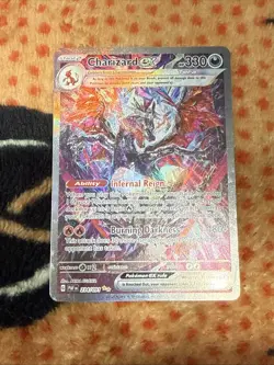 Pokemon TCG Charizard EX Paldean Fates Sir 234/091 Near Mint Condition - Image 1