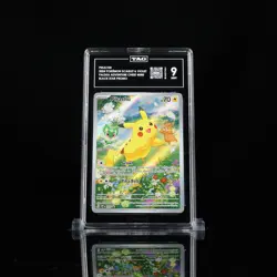 2024 Pokemon Pikachu Paldea Adventure Chest Black Star Promo TAG 9 - Image 1