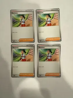 Nemona 4x Trainer Playset Supporter 180/198 Scarlet & Violet Base Pokemon TCG NM - Image 1