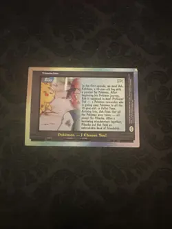 2000 Pokemon Topps EP1 Pokemon I Choose You! TV Animation D1 - Image 2