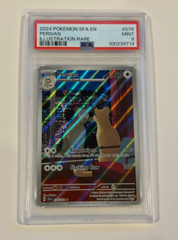 Persian 078/064 PSA 9 MINT SFA Shrouded Fable Illustration Rare Pokemon TCG - Image 1