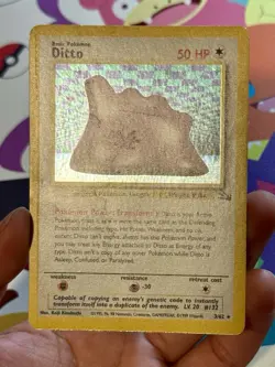 TCG Pokemon English Vintage Ditto 3/62 Fossil Holo - Image 4