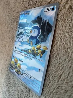 2025 Pokemon TCG Phantasmal Flames Piplup Holo Illustration Rare 98/94 NM - Image 2