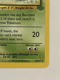 Pokemon TCG Victreebel Non-Holo Rare Jungle Set 30/64 - Image 4