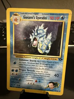 Giovanni's Gyarados 5/132 Gym Challenge Holo - Pokemon (MP) - Image 1