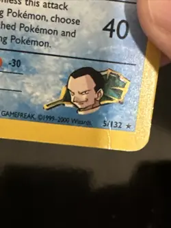 Giovanni's Gyarados 5/132 Gym Challenge Holo - Pokemon (MP) - Image 2