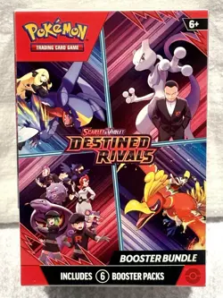Pokemon TCG: Scarlet & Violet - Destined Rivals Booster Bundle (6 Booster Packs) - Image 1