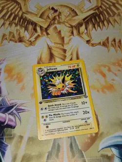 Pokemon Jolteon 4/64 Holo Rare 1st Edition Vintage - Image 1