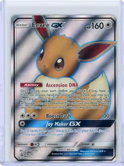 POKEMON - Eevee GX SM242 Black Star Promo - Holo LP-NM Read - Image 1