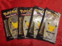 4 - Pokemon Celebrations 25th Anniversary Single Booster Packs New/Sealed - Image 1