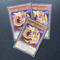 Yugioh! Lunalight Yellow Marten - LDS2-EN128 - Common - 1st Edition Near Mint X3 - Image 1