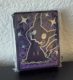 Pokemon Paldean Fates Mimikyu 65ct Card Sleeves Shiny Design New Sealed - Image 1