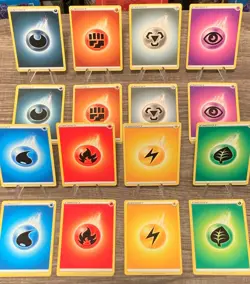 80 Basic Energy Cards Pokemon TCG - 10 of Each Type Near Mint - Pack Fresh - Image 1