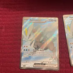 Kyurem EX 157/086 Pokemon card TCG SV: Black Bolt Full Art Ultra Rare NM/ Mint - Image 2