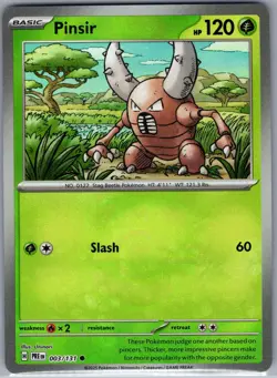 Pinsir (Master Ball) 003/131 SV: Prismatic Evolutions - Pokemon Card - NM - Image 1