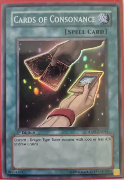 YuGiOh Cards of Consonance Super Rare 1st Edition ABPF-EN045 - Image 1
