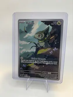 Pokemon Axew 145/086 Sv: Black Bolt Illustration Rare Holo 70 HP Card English - Image 1