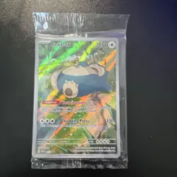 Pokemon TCG Snorlax 151 Promo Card Sealed - Image 1