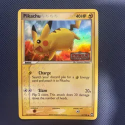 Pikachu #57/108 EX Power Keepers Stamped Holo 2007 Pokemon Card - Image 1