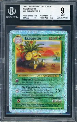 BGS 9 Exeggutor Legendary Collection 23/110 Reverse Holo Pokemon Card B5 - Image 1