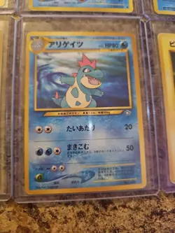 Vintage Pokemon 20 Card Lot Japanese English Base Set Jungle Fossil Neo Genesis - Image 4
