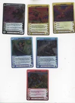 Lot #804. 6 Chaotic Creature cards all Rare's. All Alliances Unraveled secrets - Image 1