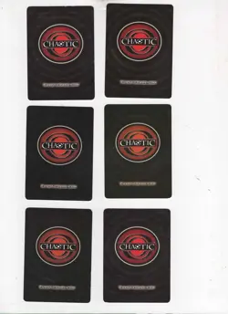 Lot #0155. 6 Chaotic Location Rare cards. with Copper Foil Letters - Image 2